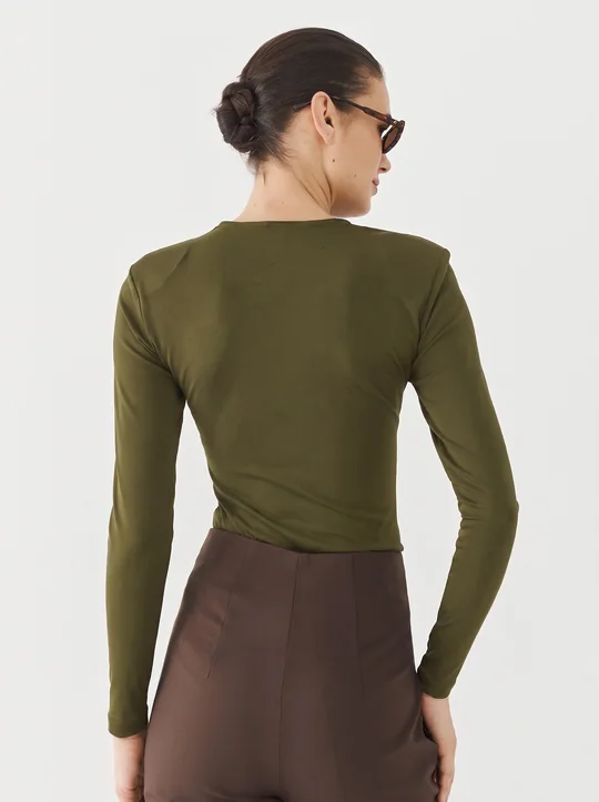 Top manches longues à épaulettes — vue 3