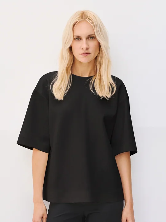 Top oversize manches courtes — vue 1