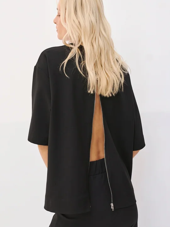 Top oversize manches courtes — vue 4