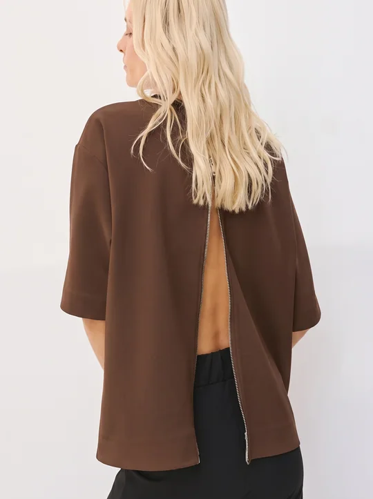 Top oversize manches courtes — vue 4