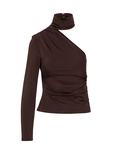 Blouse asymétrique froncée — vue 5