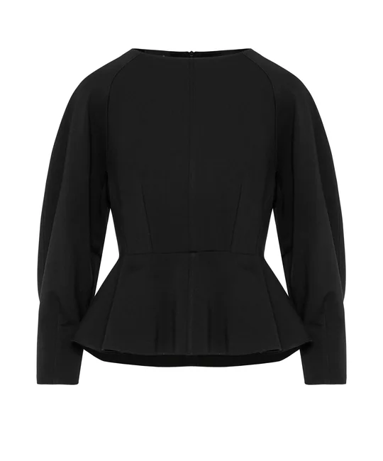 Blouse péplum & Legging corsaire Noir — vue 4