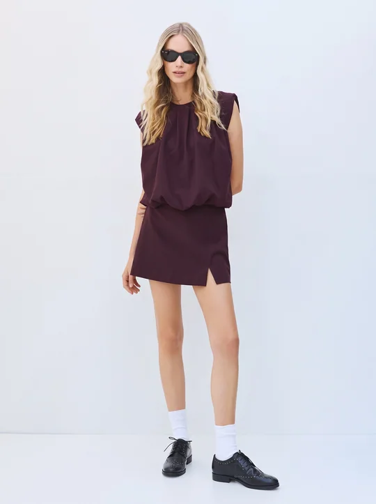 Robe courte style jupe-short — vue 1