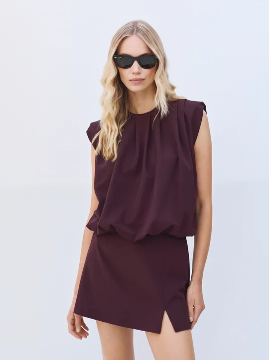 Robe courte style jupe-short — vue 2