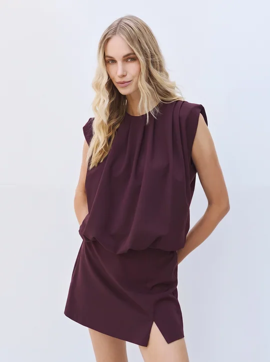 Robe courte style jupe-short — vue 3