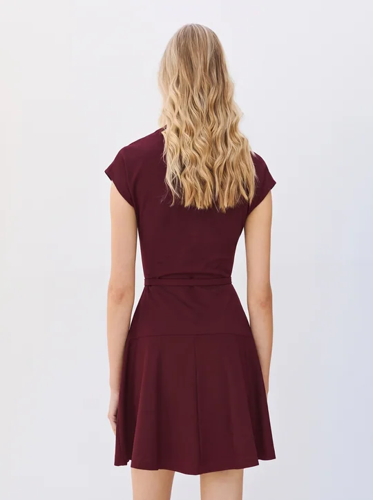 Robe courte ceinturée — vue 4