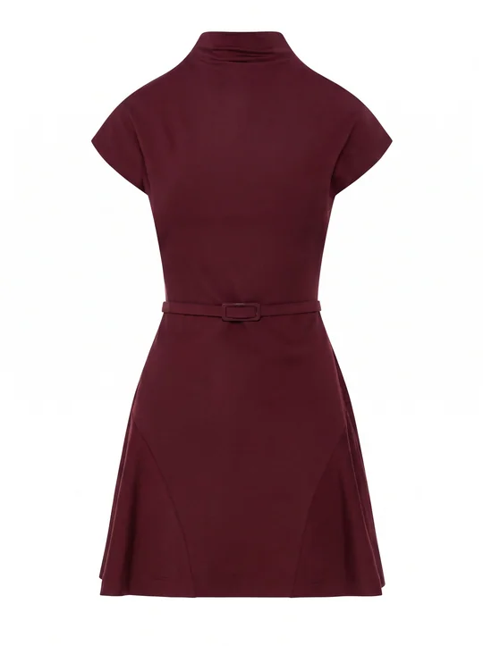 Robe courte ceinturée — vue 6