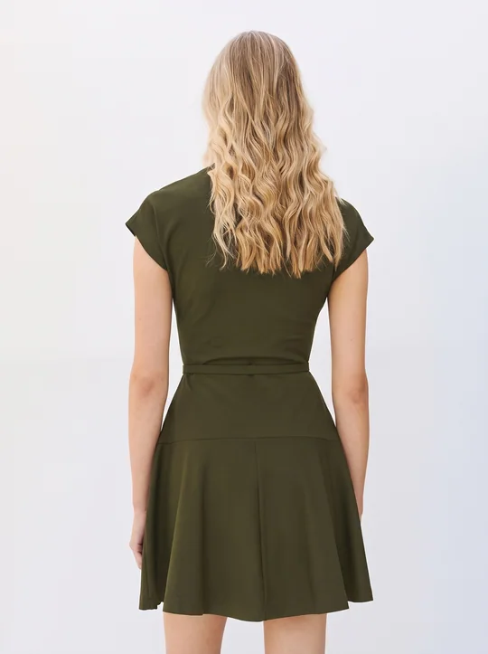 Robe courte ceinturée — vue 4
