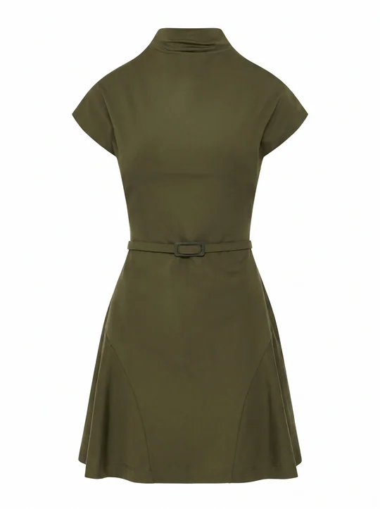 Robe courte ceinturée — vue 6