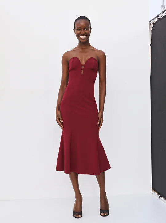 Robe bustier évasée — vue 3