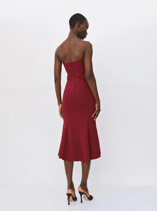 Robe bustier évasée — vue 4