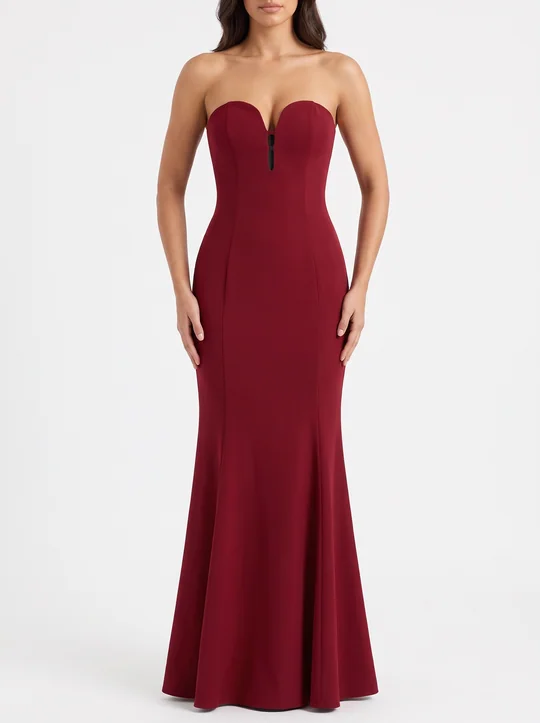 Robe bustier évasée — vue 5
