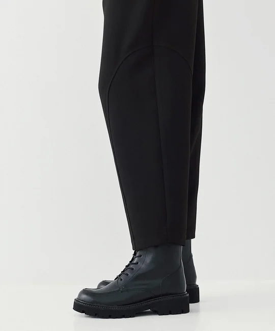 Ensemble blazer court + pantalon barrel — vue 5