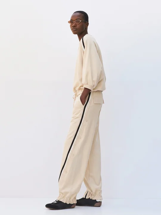 Sweat + Pantalon à bandes vanille — vue 7