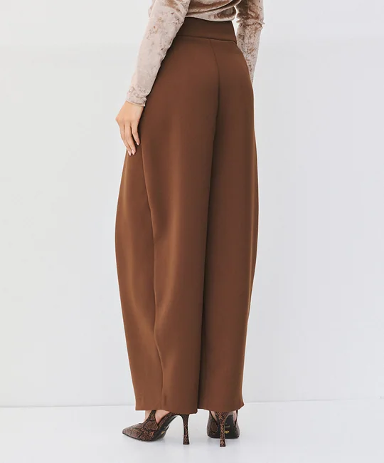 Blouse plissée + Pantalon latte — vue 6