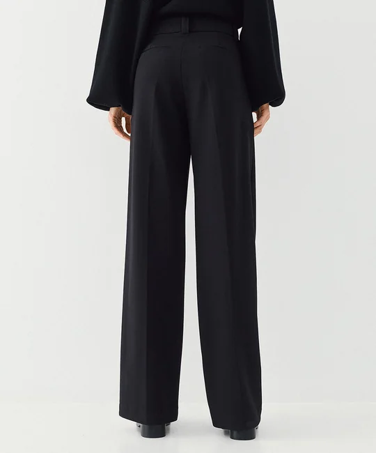 Blazer oversize & Pantalon large Noir — vue 10