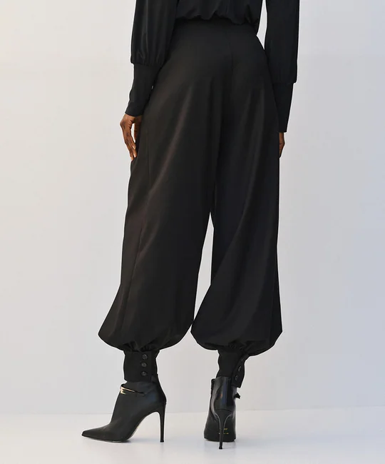 Body métallique & Pantalon sarouel Noir — vue 6