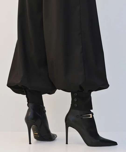 Body métallique & Pantalon sarouel Noir — vue 7