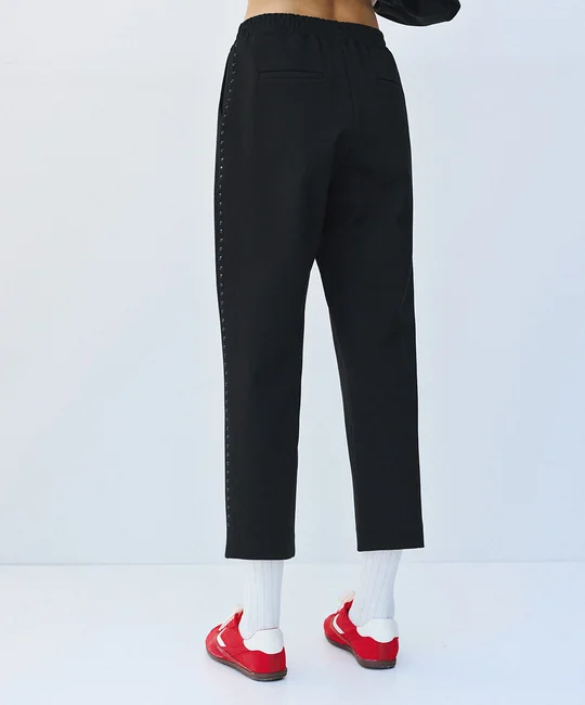 Ensemble blouse plis strassée + pantalon strass — vue 9
