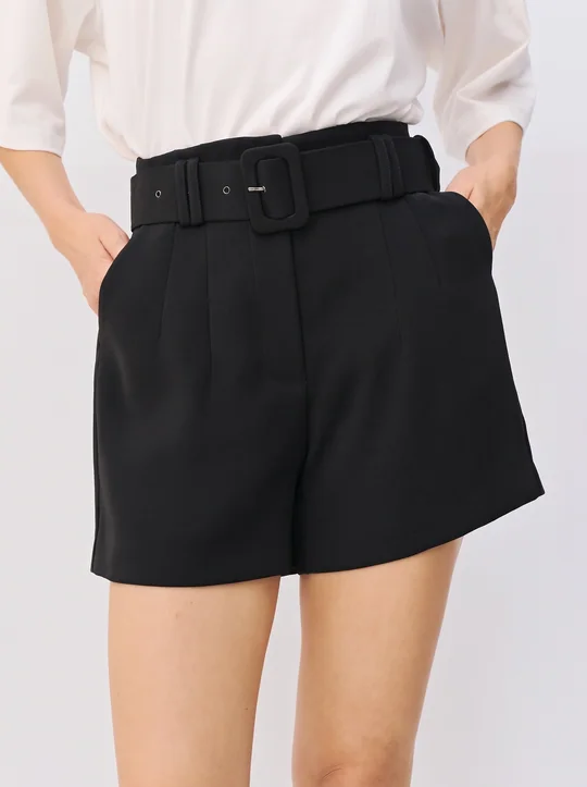 Short taille haute ceinturé — vue 2