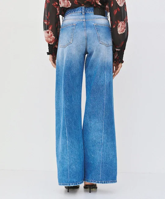Jean large taille haute — vue 3