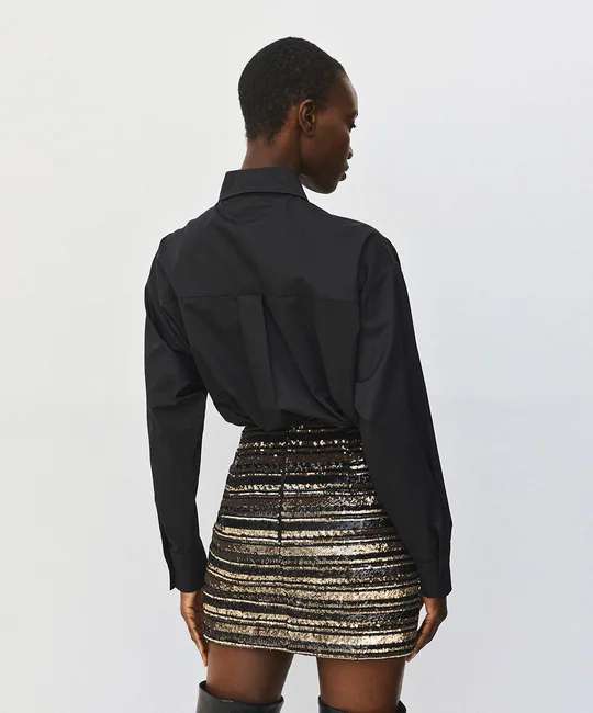 Chemise à détails métalliques — vue 4
