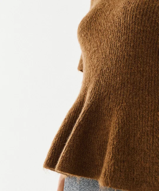 Pull péplum manches courtes — vue 5